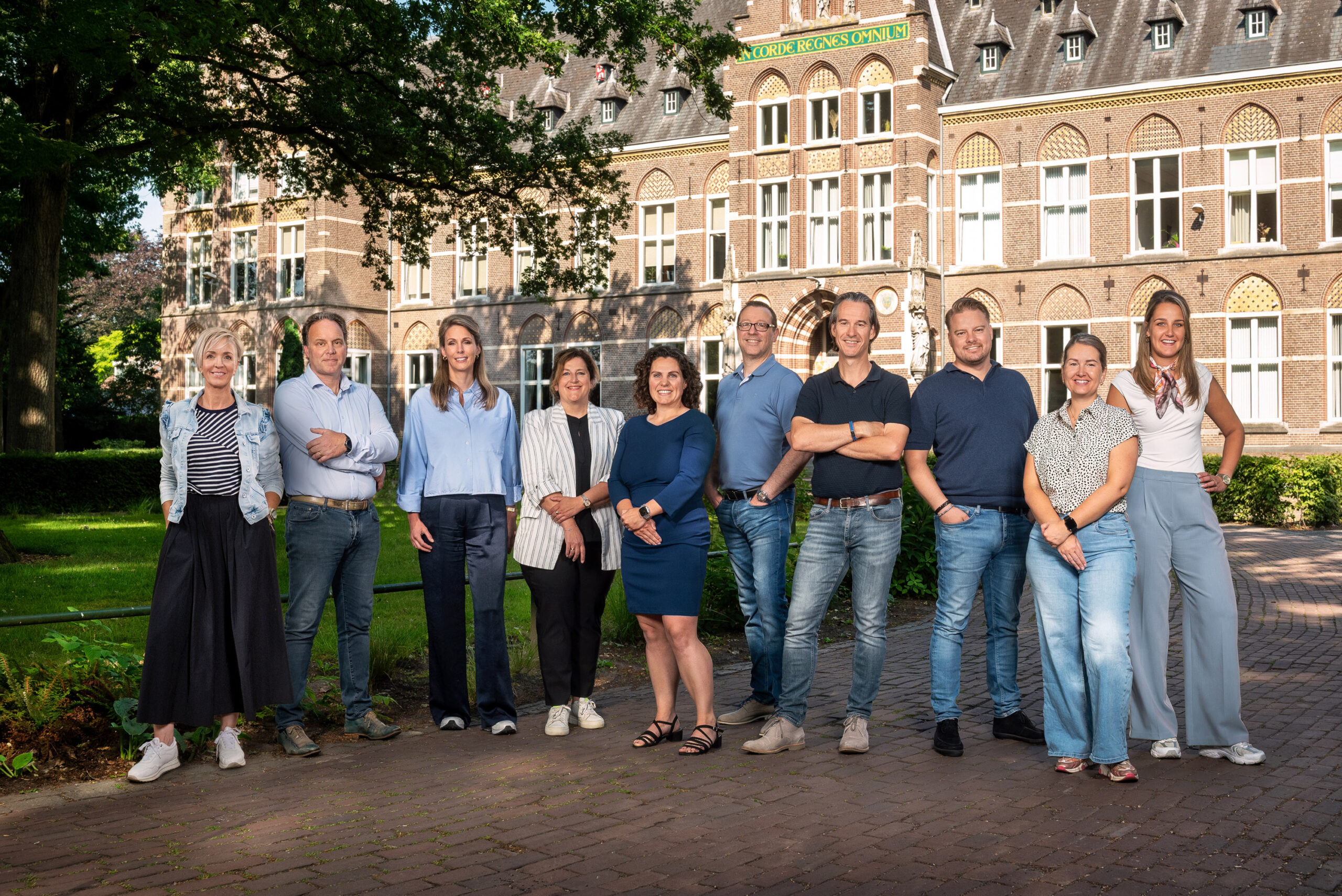 Groepsfoto team